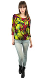 Neon Purple Lime Palm Jungle
