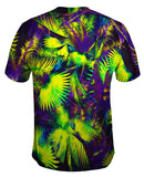 Neon Purple Palm Jungle