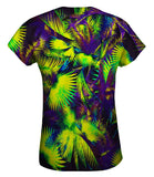Neon Purple Palm Jungle