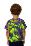 Kids Neon Purple Palm Jungle