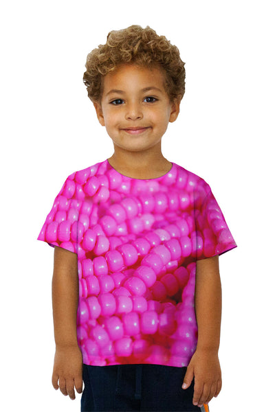 Kids Pink Bling Beads&nbsp;Kids T-Shirt