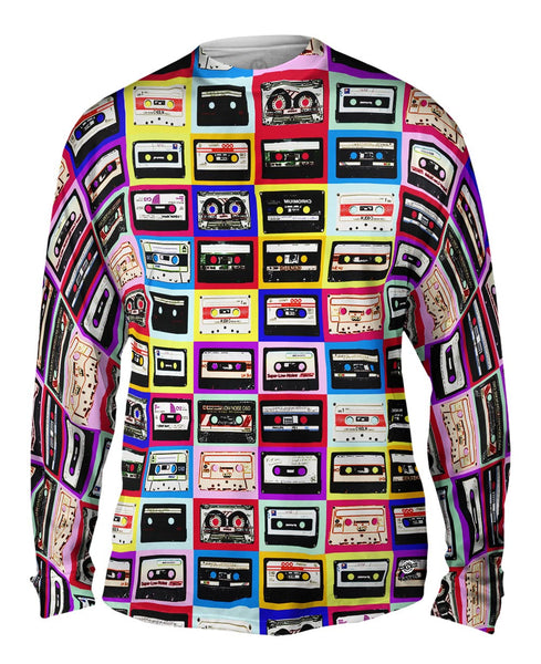 Popping Mix Tapes Mens Long Sleeve