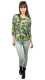 Aloha Blue Flowers Pattern