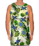 Aloha Blue Flowers Pattern