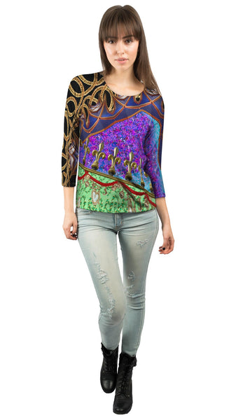 Draped In Bling&nbsp;Womens 3/4 Sleeve