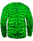 Neon Green Leopard Animal Skin