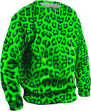 Neon Green Leopard Animal Skin
