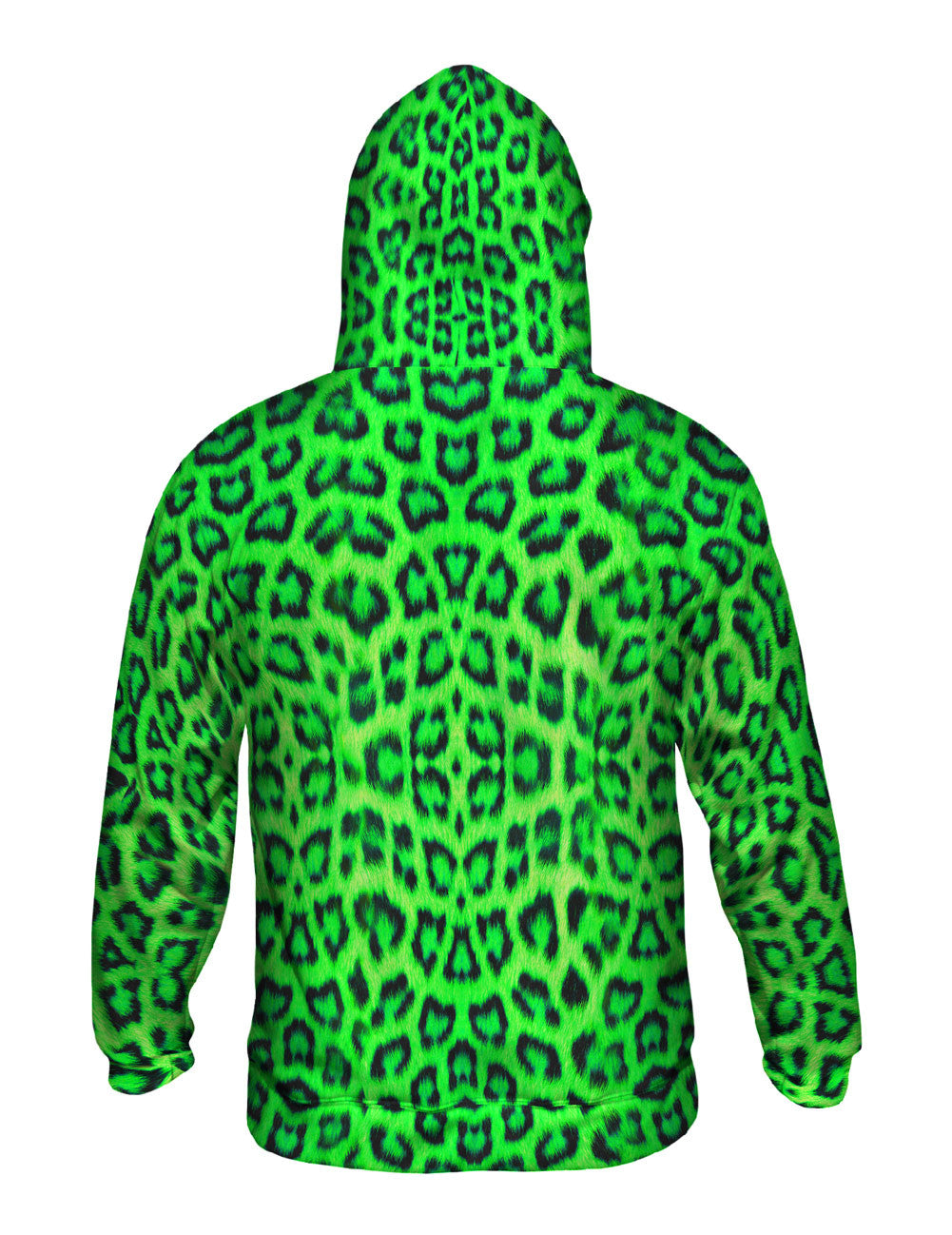 Green leopard sales print hoodie