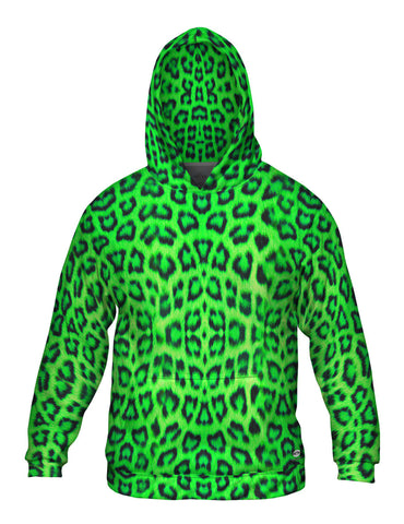 Neon Green Leopard Animal Skin