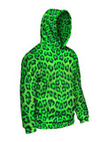 Neon Green Leopard Animal Skin