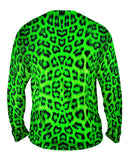 Neon Green Leopard Animal Skin