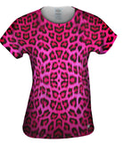 Neon Pink Leopard Animal Skin