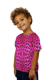 Kids Neon Pink Leopard Animal Skin