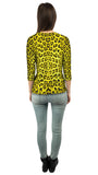 Neon Yellow Leopard Animal Skin