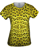 Neon Yellow Leopard Animal Skin