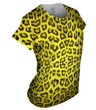 Neon Yellow Leopard Animal Skin