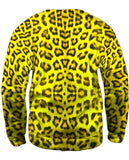 Neon Yellow Leopard Animal Skin