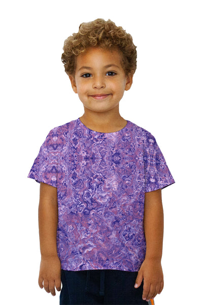 Kids Purple Marble&nbsp;Kids T-Shirt