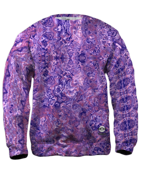 Purple Marble&nbsp;Mens Sweatshirt