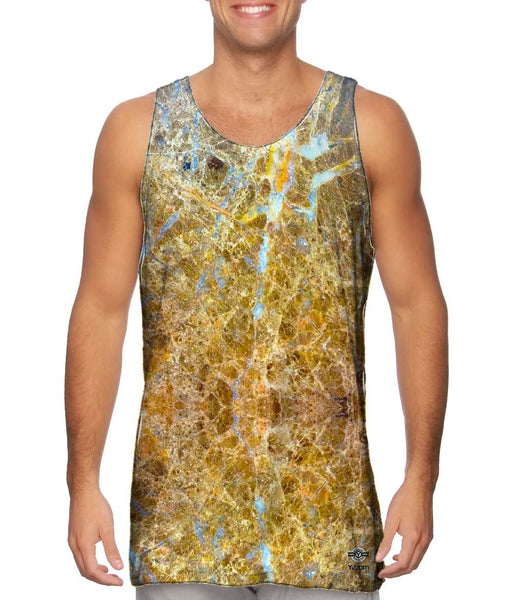 Golden Rock Marble&nbsp;Mens Tank Top