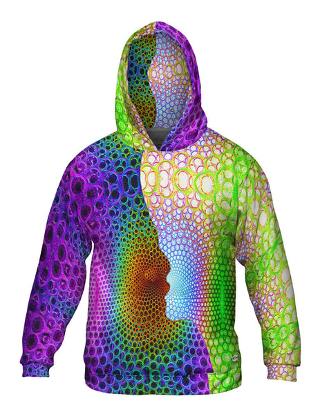 Psychedelic Kiss Mens Hoodie Sweater