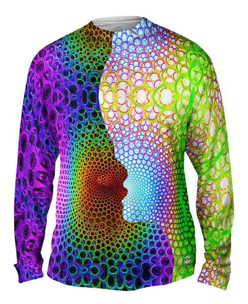 Psychedelic Kiss Mens Long Sleeve