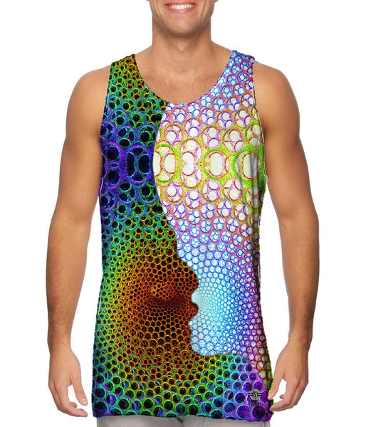 Psychedelic Kiss Mens Tank Top