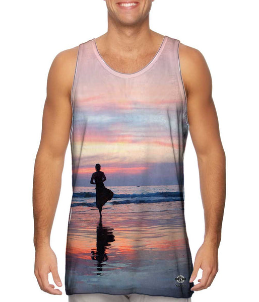 Yoga Beach Reflections&nbsp;Mens Tank Top
