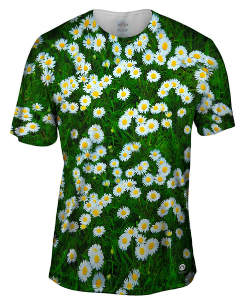 Field Of Daisies Mens T-Shirt