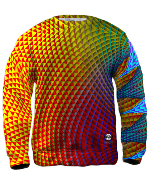 Trippy Geometry Mens Sweatshirt