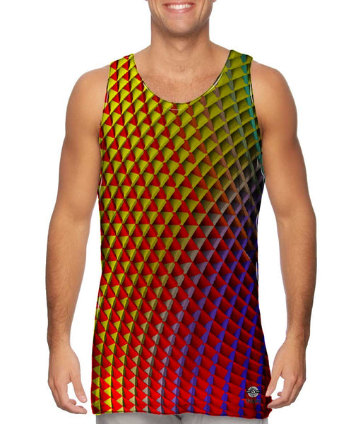 Trippy Geometry Mens Tank Top