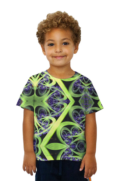 Kids Flame Fractal 3D Render Design&nbsp;Kids T-Shirt