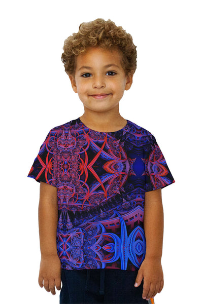 Kids Living The Future Fractal Kids T-Shirt