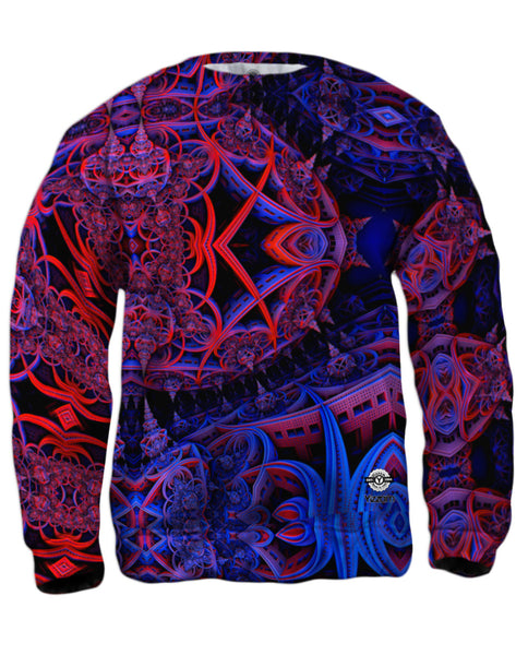 Living The Future Fractal&nbsp;Mens Sweatshirt