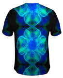 Green Blue Fractal Jelly Fish