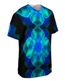 Green Blue Fractal Jelly Fish