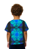 Kids Green Blue Fractal Jelly Fish
