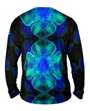 Green Blue Fractal Jelly Fish