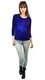 Pulsating Starry Universe Blue