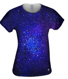 Pulsating Starry Universe Blue