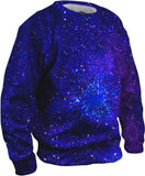 Pulsating Starry Universe Blue