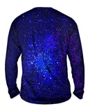 Pulsating Starry Universe Blue