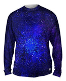 Pulsating Starry Universe Blue