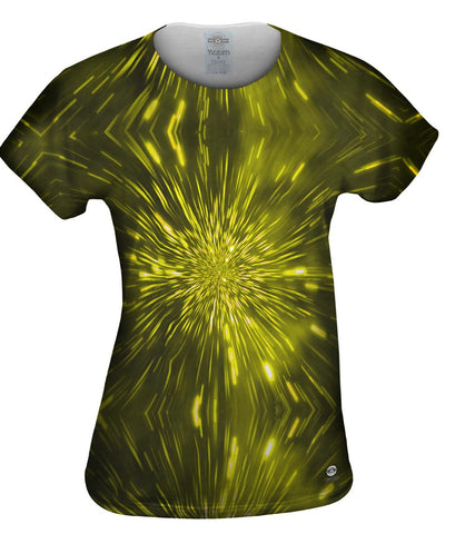 Pulsating Starry Universe Yellow