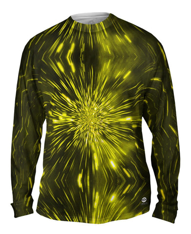 Pulsating Starry Universe Yellow