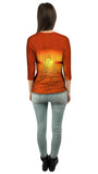 Buddha Deity Sunset Glow