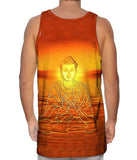 Buddha Deity Sunset Glow