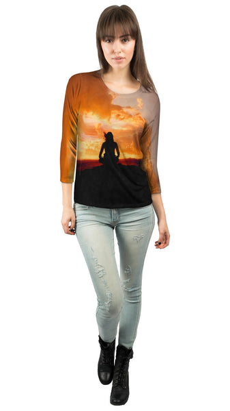 Yoga At The Beach&nbsp;Womens 3/4 Sleeve