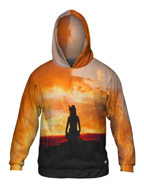 Yoga At The Beach&nbsp;Mens Hoodie Sweater