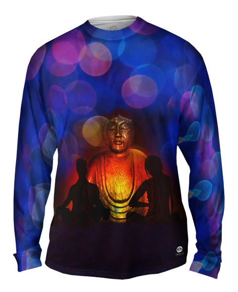 Buddha Presence Is Everywhere Mens Long Sleeve